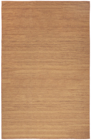 5' X 7' Copper Abstract Washable Area Rug