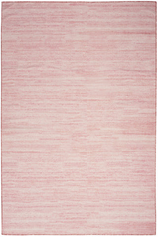 5' X 7' Pink Abstract Washable Area Rug