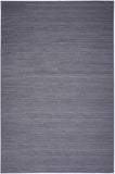 4' X 6' Navy Blue Abstract Washable Area Rug