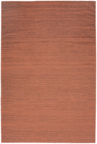 4' X 6' Brick Red Abstract Washable Area Rug
