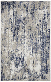 3' X 4' Ivory Abstract Area Rug