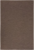 4' X 6' Brown Geometric Power Loom Non Skid Area Rug