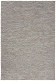 4' X 6' Gray Geometric Power Loom Non Skid Area Rug
