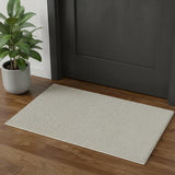 2' X 4' Ivory And Brown Striped Area Rug