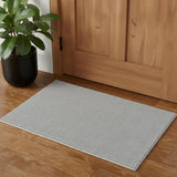 2' X 4' Ivory And Gray Abstract Area Rug