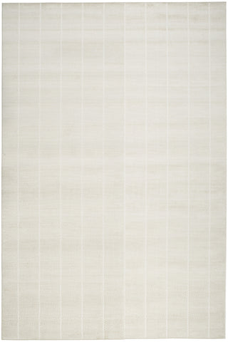 5' X 7' Cream Geometric Area Rug