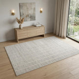 4' X 6' Gray Geometric Area Rug