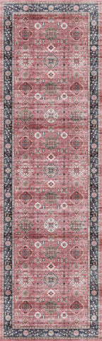8' X 10' Taupe Abstract Washable Non Skid Indoor Outdoor Area Rug