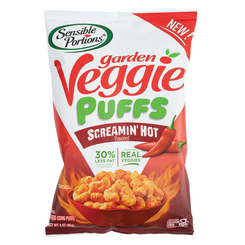 S P VEG PUFF SCREAMN HOT ( 6 X 3 OZ   )