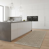8' Latte Wool Runner Rug