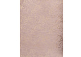 2' X 3' Pink and Gold Faux Fur Abstract Shag Non Skid Area Rug