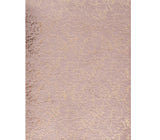 4' X 6' Pink and Gold Faux Fur Abstract Shag Non Skid Area Rug