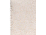 4' X 6' Beige and Gold Faux Fur Abstract Shag Non Skid Area Rug