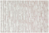 3' X 5' Pink Beige And Off White Abstract Washable Area Rug