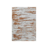 5' X 7' Gray and Brown Abstract Printed Washable Non Skid Area Rug
