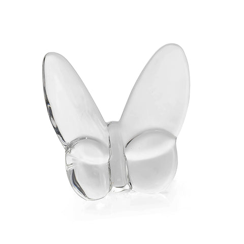 3" Clear Crystal Butterfly Figurine Tabletop Sculpture