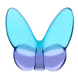 3" Blue and Purple Crystal Butterfly Figurine Tabletop Sculpture