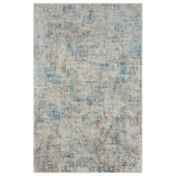 2' X 3' Blue and Ivory Abstract Area Rug