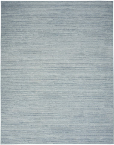 8' X 10' Aqua Washable Area Rug