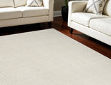 8' X 10' Ivory and Gray Geometric Area Rug