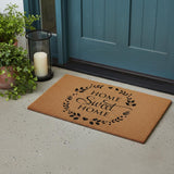 17" X 29" Natural and Black Coir Home Sweet Home Outdoor Door Mat