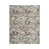 5' X 8' Rust Oriental Distressed Area Rug With Fringe