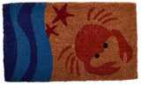 6' Beige And Brown Abstract Hand Woven Round Rug
