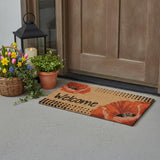 18" X 30" Brown And Red Christmas Holiday Merry Christmas Outdoor Rubber And Coir Door Mat With Insert