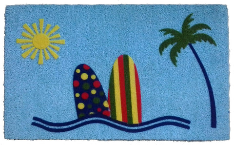 8' X 10' Teal Blue Aqua And Ivory Abstract Washable Indoor Outdoor Area Rug