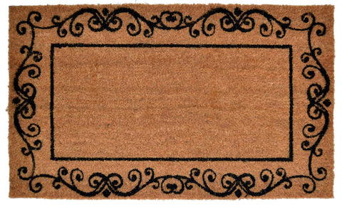 12' Tan Ivory And Blue Abstract Power Loom Distressed Runner Rug