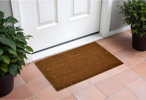 24" X 36" Brown Coir Outdoor Door Mat
