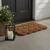 24" X 37" Brown Coir Weave Outdoor Door Mat