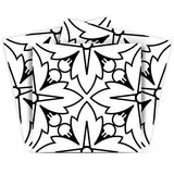 12" X 12" Black and White Silo Peel and Stick Removable Tiles