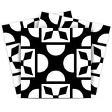 12" X 12" Black and White Coli Peel and Stick Tiles