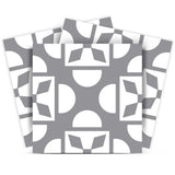 12" X 12" Light Gray and White Coli Peel and Stick Tiles