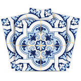 12" X 12" Blue Mia Peel And Stick Removable Tiles