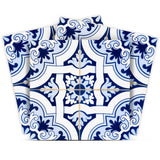 12" X 12" Blue Mia Gia Peel And Stick Removable Tiles
