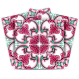 12" X 12" Rosa Pink Lea Removable Peel and Stick Tiles