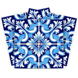 12" X 12" Blue Bali Removable Peel and Stick Tiles