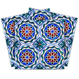 12" X 12"  Blue and Green Augustine Removable Peel and Stick Tiles