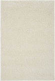 4' X 6' Ivory Shag Area Rug