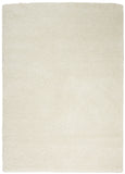 5' X 7' Ivory Shag Area Rug