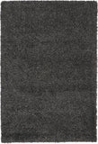 4' X 6' Gray Shag Area Rug