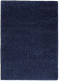 5' X 7' Blue Shag Area Rug