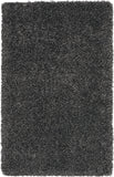 3' X 5' Gray Shag Area Rug