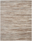 8' X 10' Ivory and Gray Abstract Non Skid Area Rug