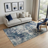 5' X 7' Gray Abstract Area Rug