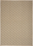4' X 6' Natural Geometric Flatweave Non Skid Area Rug With Fringe