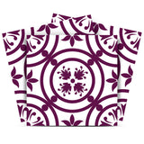 12" X 12" Merlot Lisa Removable Peel and Stick Tiles