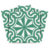 12" X 12" Glenda Sage Removable Peel and Stick Tiles